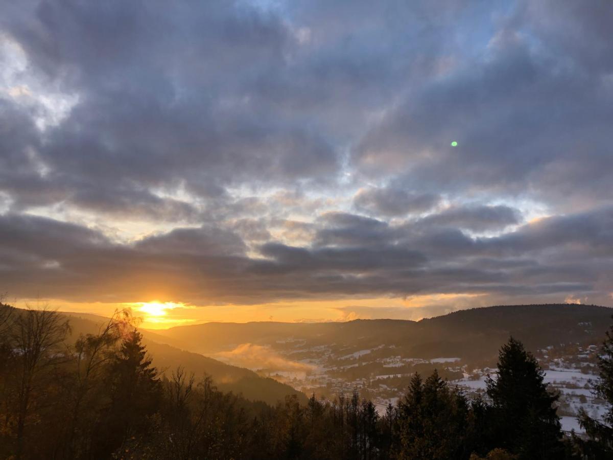 Le Gite Cozy De Bouvacote Avec Vue Panoramique Et Sauna Le Tholy Εξωτερικό φωτογραφία