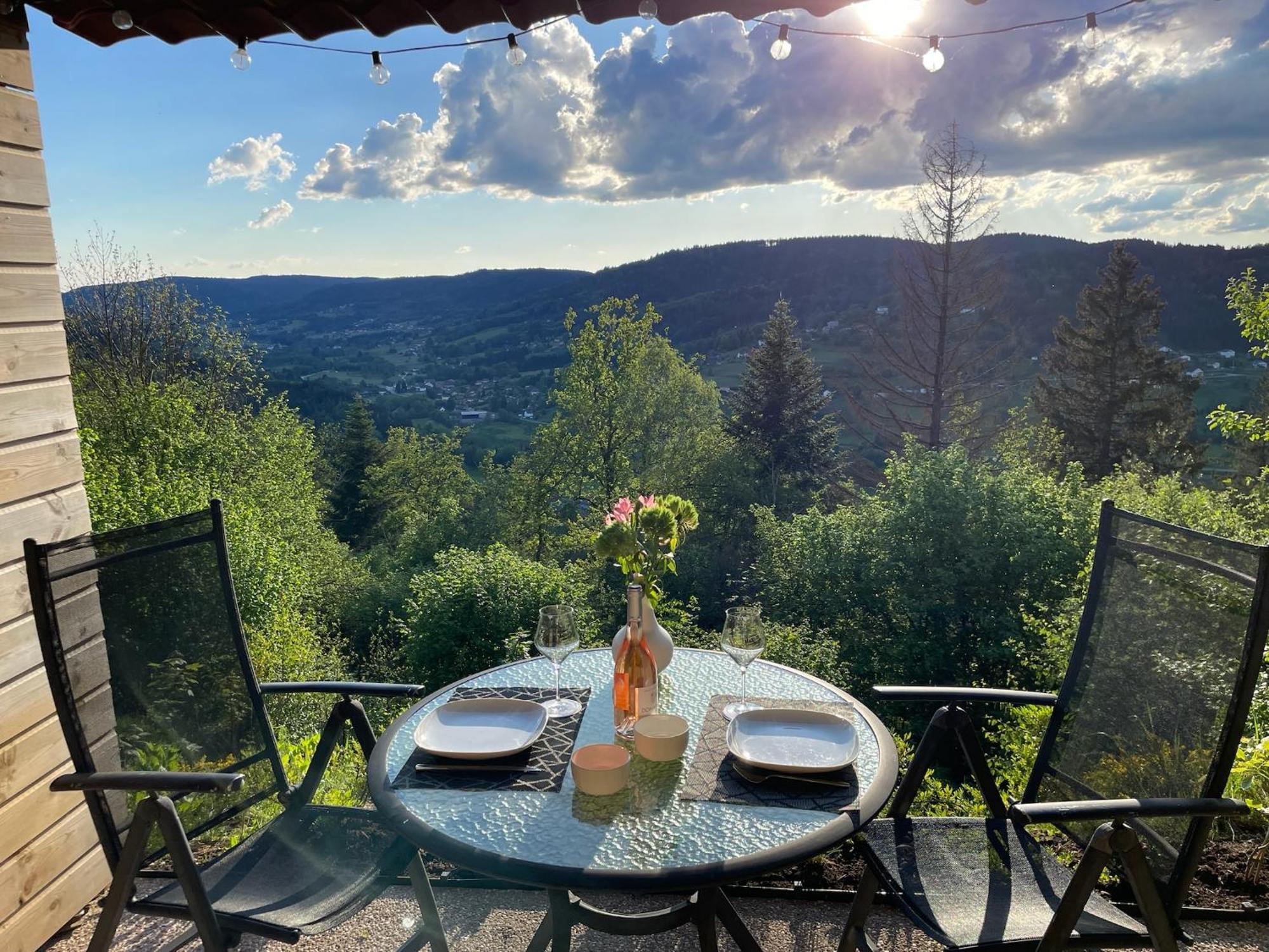Le Gite Cozy De Bouvacote Avec Vue Panoramique Et Sauna Le Tholy Εξωτερικό φωτογραφία
